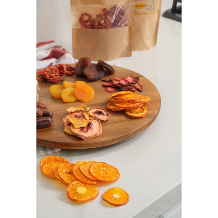 Mio - Akasya Döner Standlı Servis Sunum Tabağı 34 cm