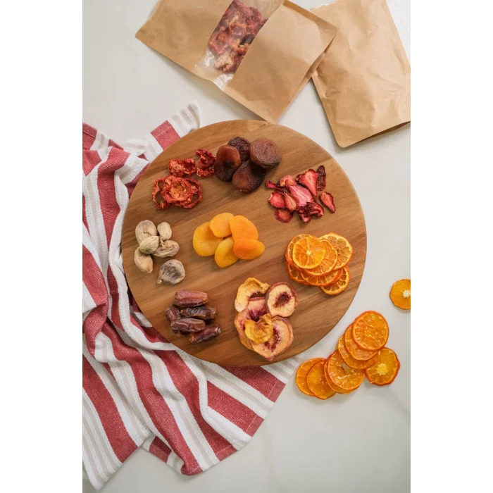 Mio - Akasya Döner Standlı Servis Sunum Tabağı 34 cm