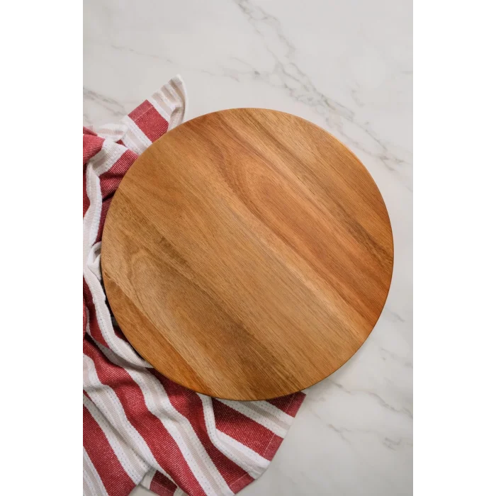 Mio - Akasya Döner Standlı Servis Sunum Tabağı 34 cm