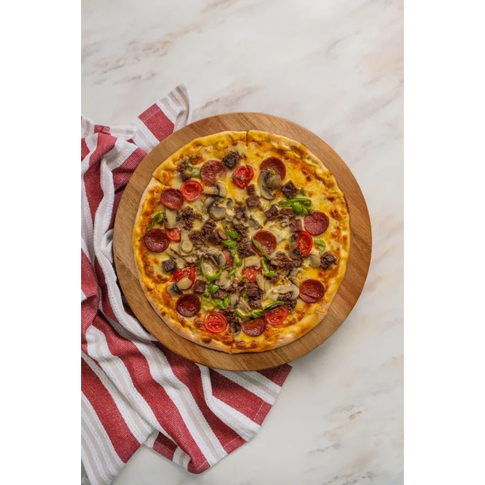 Mio - Akasya Döner Standlı Servis Sunum Tabağı 34 cm