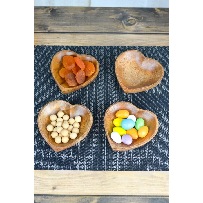 Monique - Akasya 4 lü Kalp Çerezlik