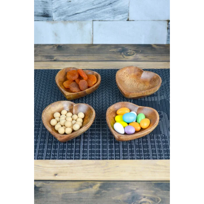 Monique - Akasya 4 lü Kalp Çerezlik