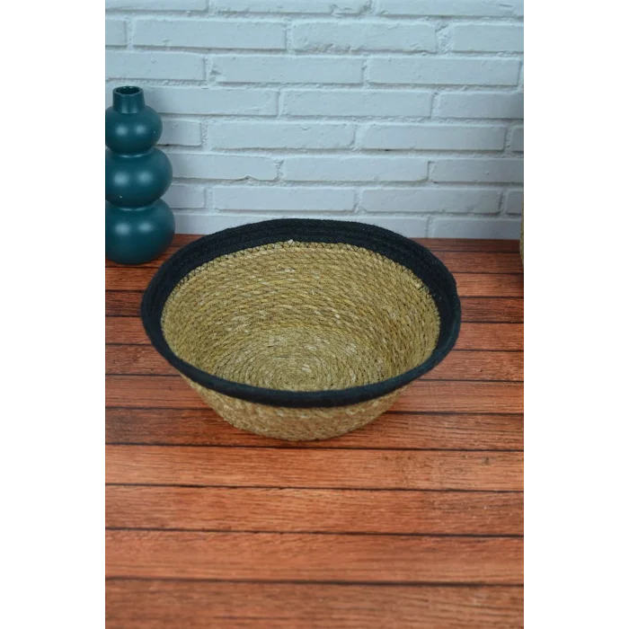 Liv - Dekoratif Doğal El Örmesi Hasır, Çok Amaçlı Sepet, Banyo Ve Mutfak Organizer