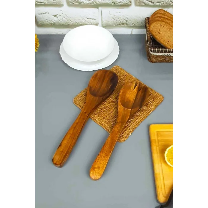 Emilia - Akasya 2 Li Çatal Kaşık Servis Seti