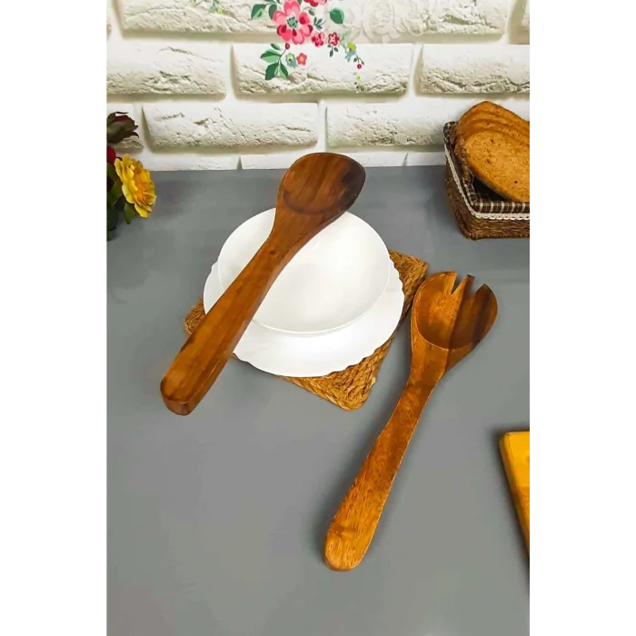 Emilia - Akasya 2 Li Çatal Kaşık Servis Seti