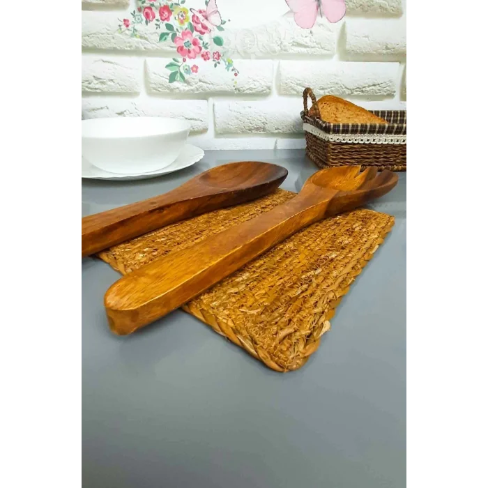 Emilia - Akasya 2 Li Çatal Kaşık Servis Seti