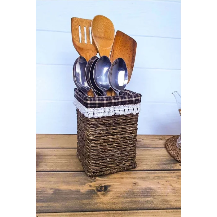 Fabia - Hasır El Yapımı Kaşıklık, Organizer, Düzenleyici, Poşetlik