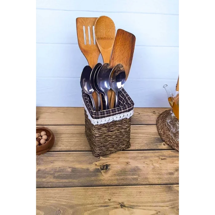 Fabia - Hasır El Yapımı Kaşıklık, Organizer, Düzenleyici, Poşetlik