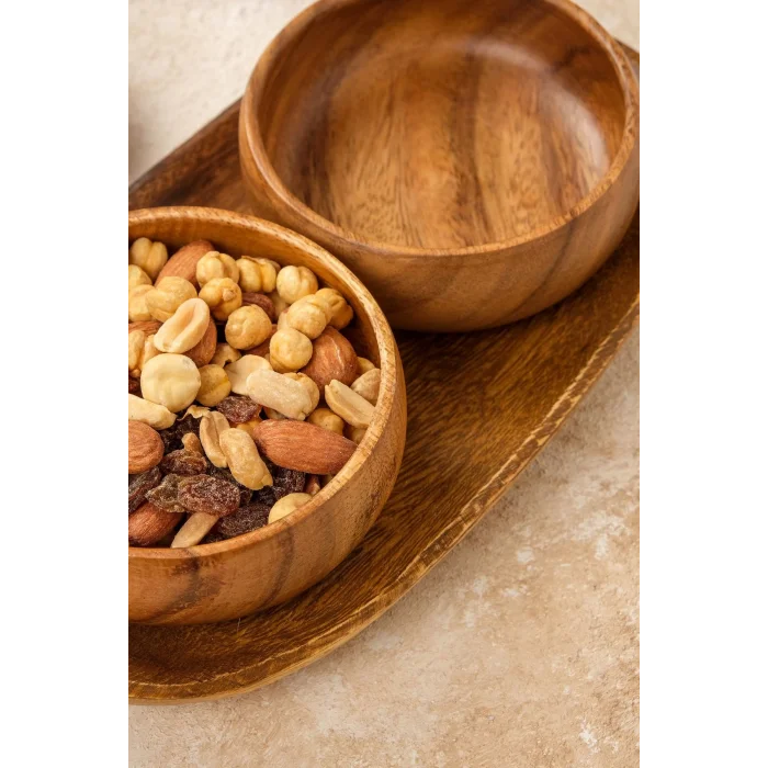 Yasemin - 6 Parça Akasya Sunum ve Çerez Seti