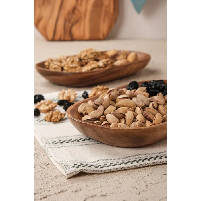 Nicole - 2 Adet Akasya Oval Kase