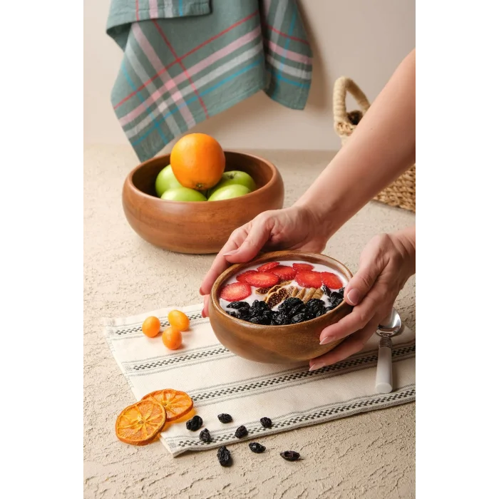 Nicole - Akasya 2 li Kase Seti 20 cm / 15 cm