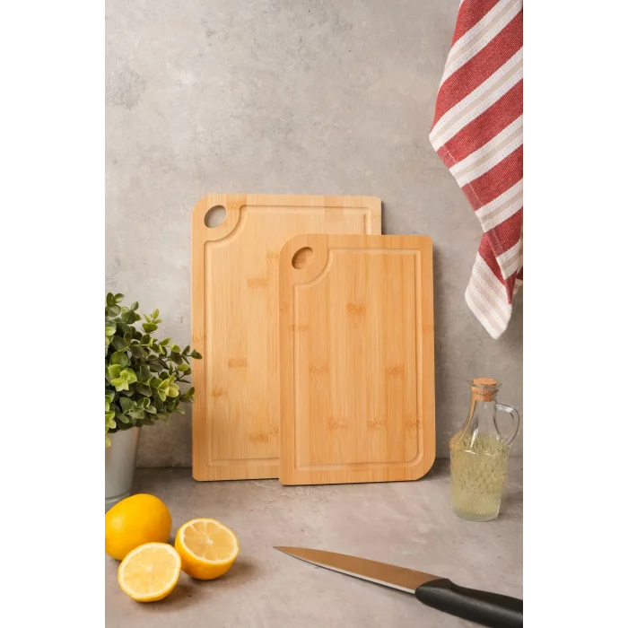 Twin - 2 li Bambu Kesme Tahtası