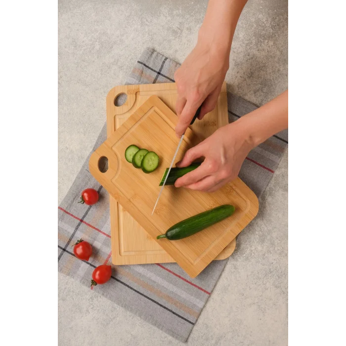 Twin - 2 li Bambu Kesme Tahtası