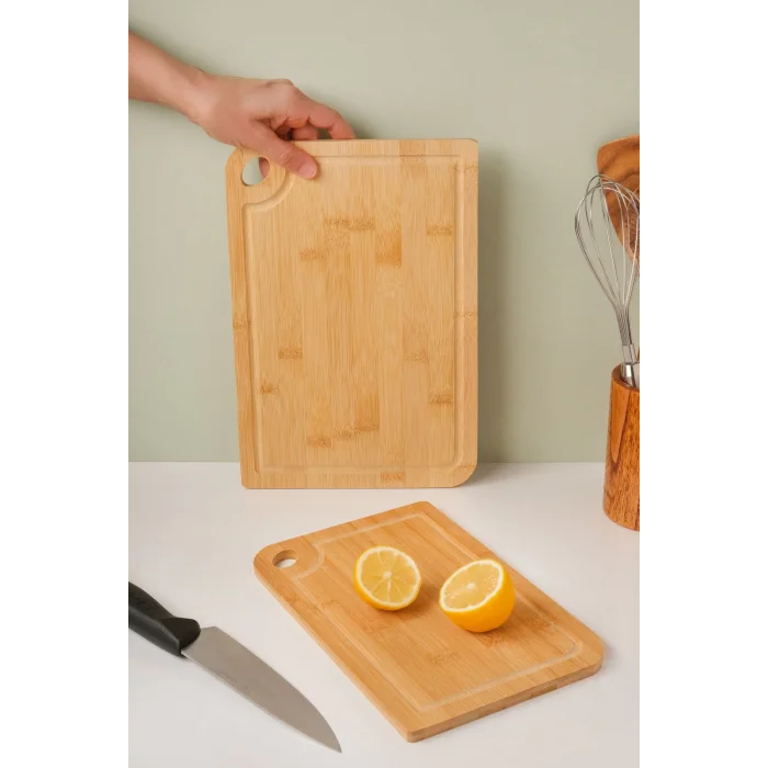 Twin - 2 li Bambu Kesme Tahtası