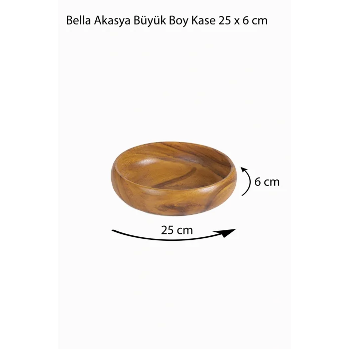 Bella Akasya Büyük Boy Kase 25 cm