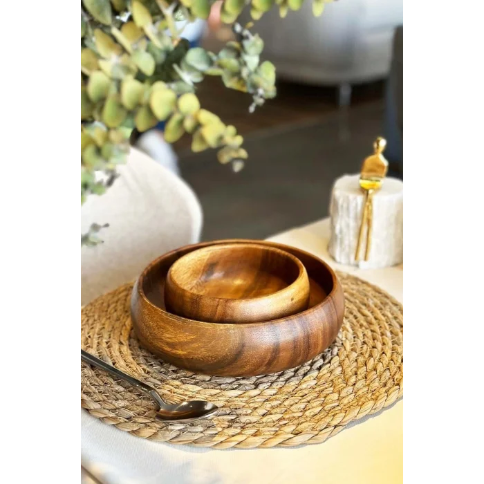 Bella - Akasya 2 Li Kase Seti 20 Cm / 15 Cm