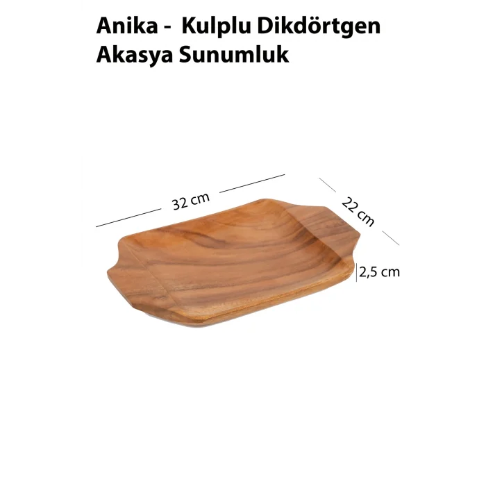 Akasya - Kulplu Tepsi
