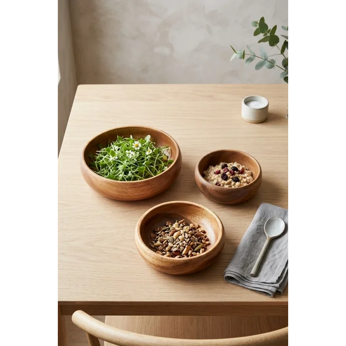 Alessandro - 3 lü Akasya Kase Seti