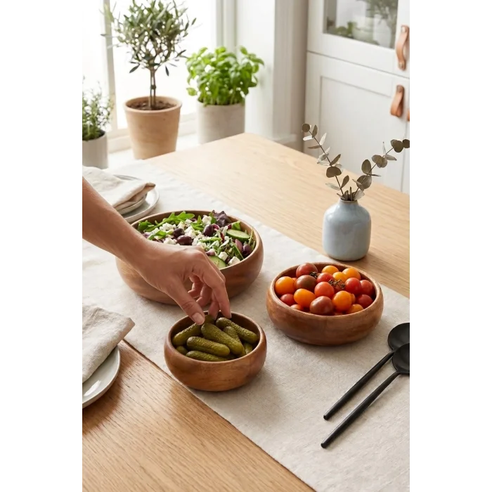 Alessandro - 3 lü Akasya Kase Seti