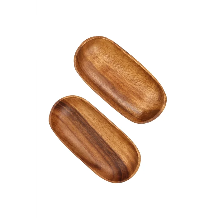 Mio - 2 li Akasya Oval Kase 24 x 13 cm