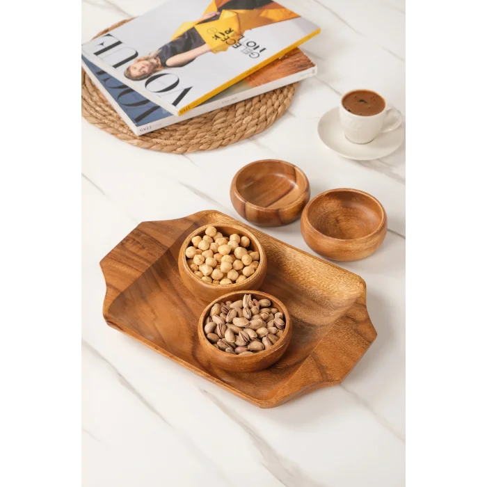 Akasya 5 Parça Çerez Seti