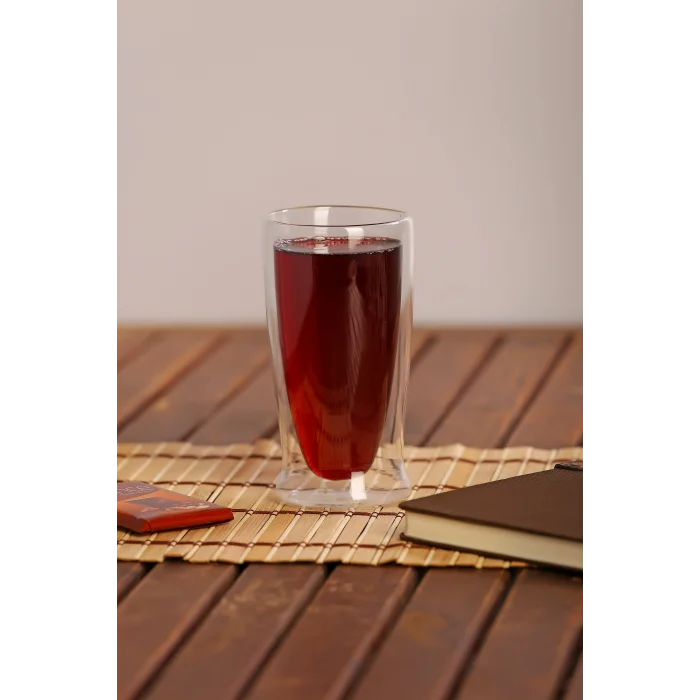 Blanca - 4 Adet Çift Cidarlı Latte Macchiato Bardağı