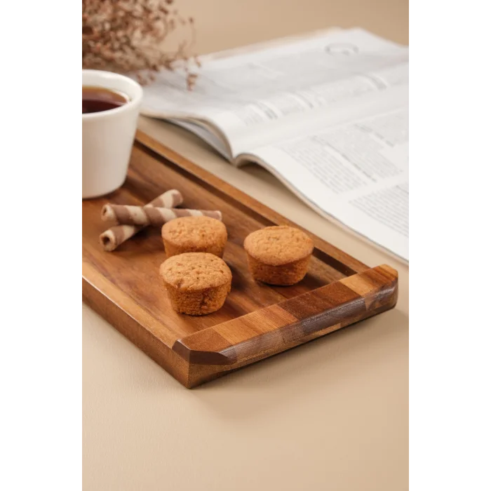 Mio - Akasya Dikdörtgen Sunum Tepsisi 35 x 15 cm