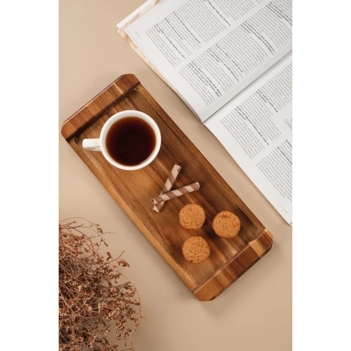 Mio - Akasya Dikdörtgen Sunum Tepsisi 35 x 15 cm