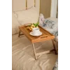 Mio - Akasya Katlanır Ayaklı Yatak Keyif Tepsisi 50 x 30 cm