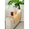 Rhea - Katlanabilir Bambu Kolçak Tepsi Portatif Koltuk Kolu Sehpa Çekyat Yan Kol Tepsisi 29 X 40 Cm