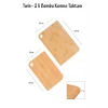 Twin - 2 li Bambu Kesme Tahtası