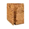 Allegra - Hasır İç Korumalı Katlanır Kulplu Çok Amaçlı, Organizer, Düzenleyici Sepet 25x25
