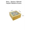Mina - Bambu 4 Bölmeli Saklama Kutusu