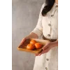 Bella - Akasya 6 Lı Kare Servis, Kahvaltı, Pasta, Sunum Tabak Seti