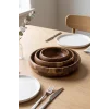 Nicole - 3lü Akasya Kase Seti Gerçek Akasya Ağacı 25 cm / 20 cm / 15 cm