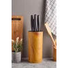 Perotti Coltello Bamboo 6 Parça Bıçak Seti Taba Yuvarlak