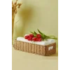 Picnic Hasır Tekli Dikdörtgen Sepet 36x15x8 cm