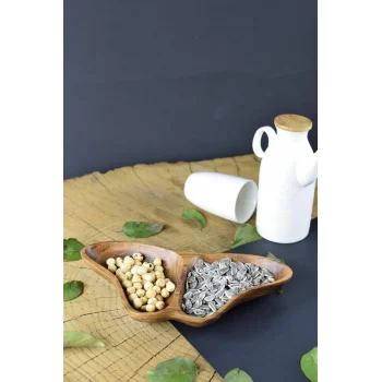 2 Bölmeli Akasya Kelebek Çerezlik