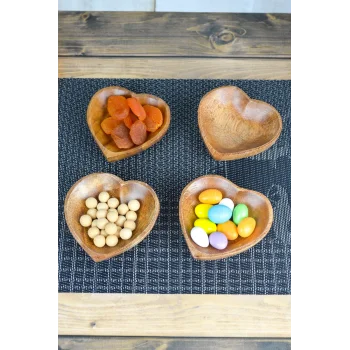 Monique - Akasya 4 lü Kalp Çerezlik