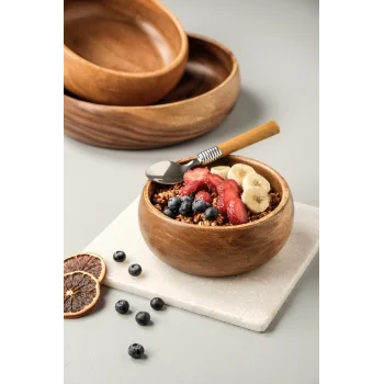 Bella - Akasya 3 lü Büyük Boy Kase Seti 25 cm / 20 cm / 15 cm