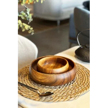 Bella - Akasya 2 Li Kase Seti 20 Cm / 15 Cm