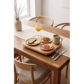 Rico - Bambu Ayaklı Sunum Standı 27 X 22 cm