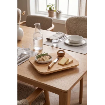 Rico - Ayaklı Bambu Sunum Standı 33 x 28 cm