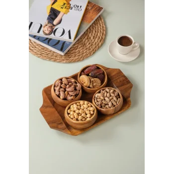 Akasya 5 Parça Çerez Seti