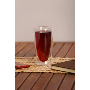 Blanca - 4 Adet Çift Cidarlı Latte Macchiato Bardağı