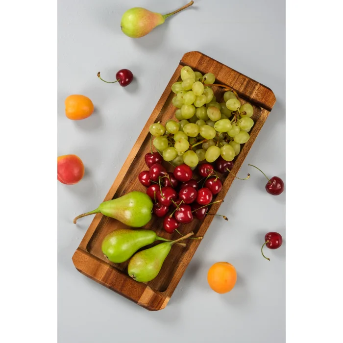 Mio - Akasya Dikdörtgen Sunum Tepsisi 35 x 15 cm