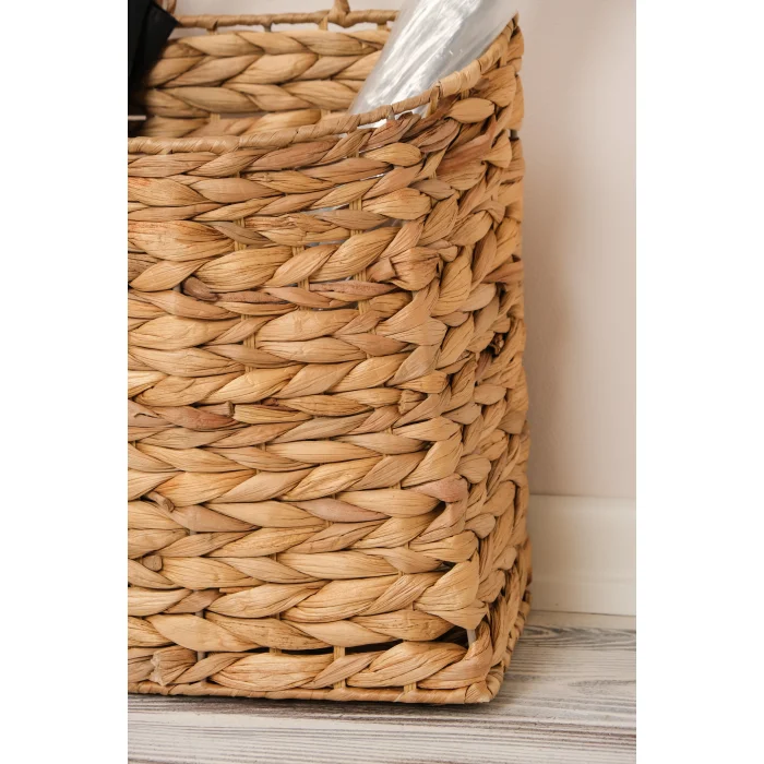 Valerio - Doğal Örme Hasır Kapı Sepeti Gazetelik Çiçeklik Posta Kutusu