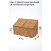 Fabien - 2 Bölmeli İç Korumalı Hasır Kapaklı Çok Amaçlı Patates ve Soğan Sepeti