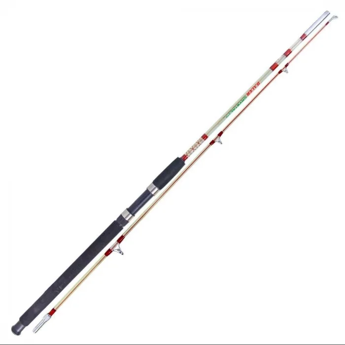 Bauer Crystal İki Parça Dolgu Şeffaf Bot Tekne Olta Kamışı 180cm / 100-200 gr