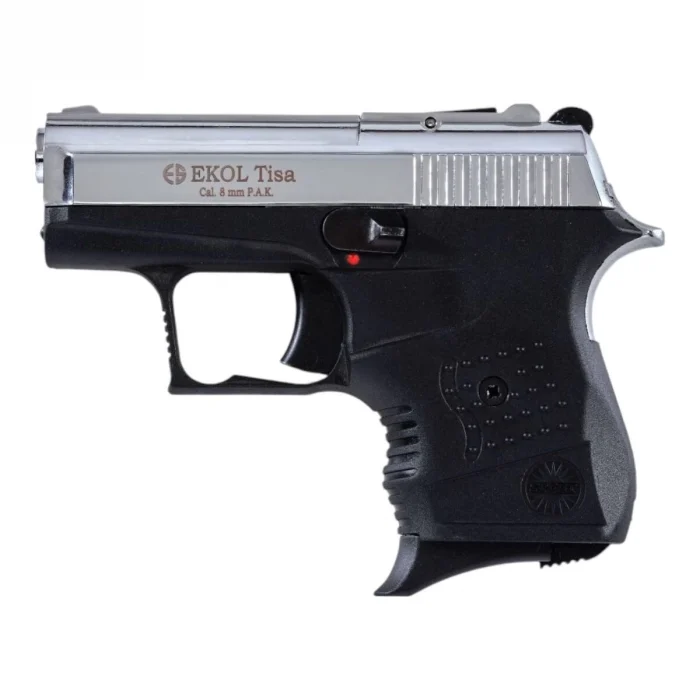 Ekol Voltran Tisa Kurusıkı Tabanca - Parlak Krom - 8mm